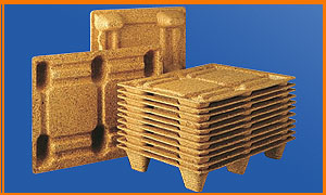 Palettes moulees
